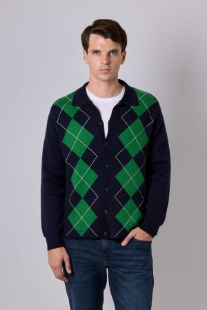 CAMISA TEJIDA ROMBOS 