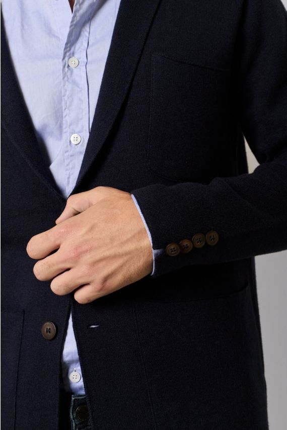 BLAZER TEJIDO BOLSILLO PLAQUÉ - Vista Alternativa