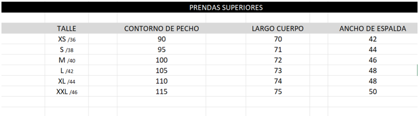 Prenda superior